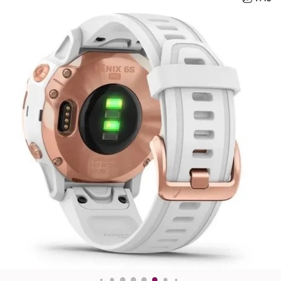 Garmin fēnix 6S Pro - Rose Gold Bezel with White Strap - Picture 7 of 16
